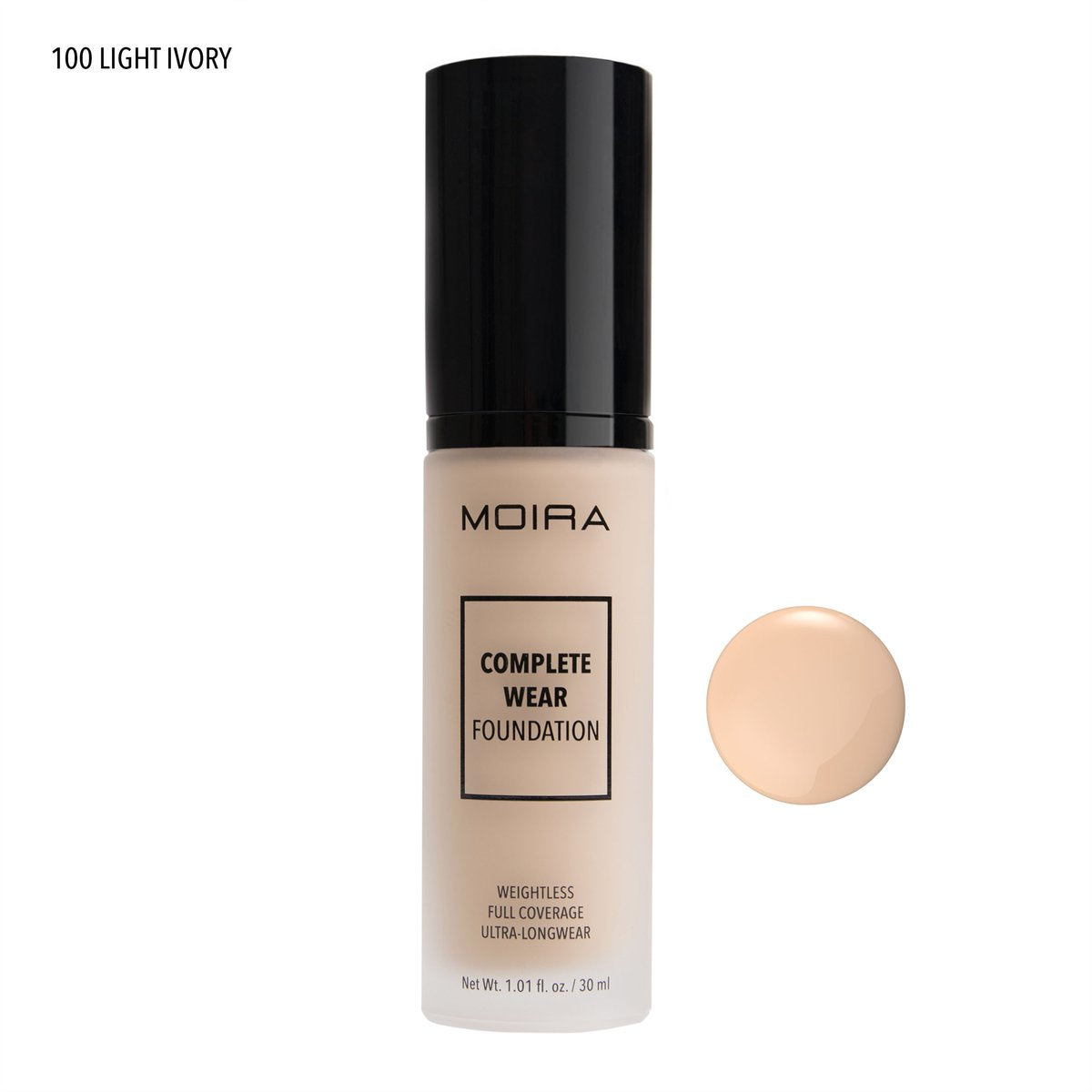 Base de Maquillaje 100 LIGHT IVORY MOIRA